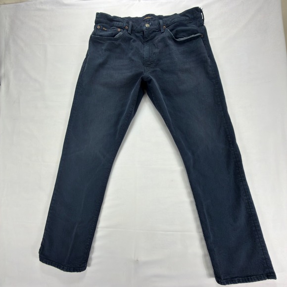 Polo Ralph Lauren Other - Polo Ralph Lauren Hampton Straight Pants Mens 36x32 Dark Wash Heavy Cotton